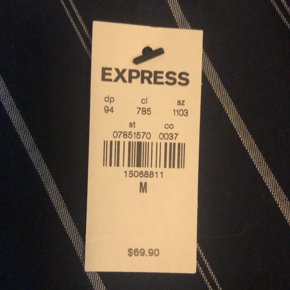 Striped Express Dress size medium NWT - Picture 4 of 5